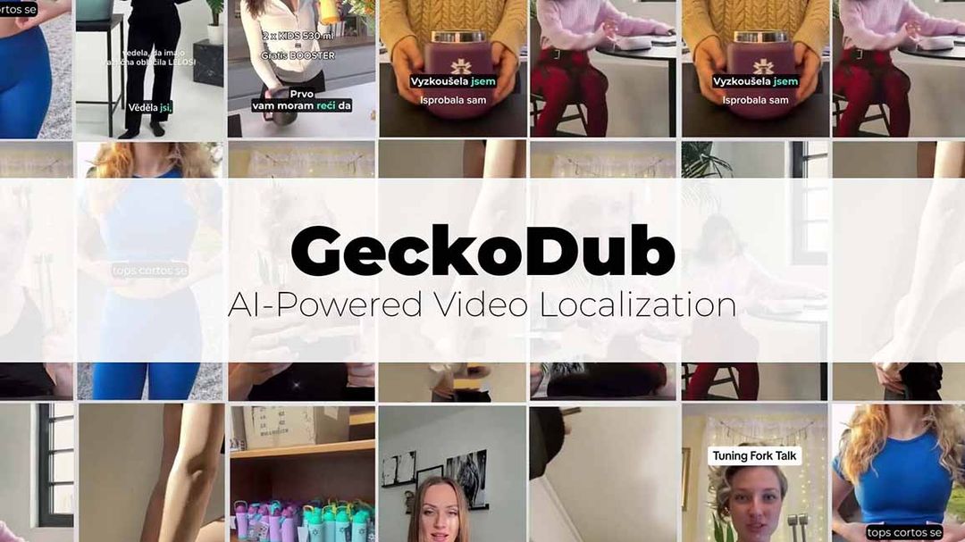 GeckoDub video translation platform demo